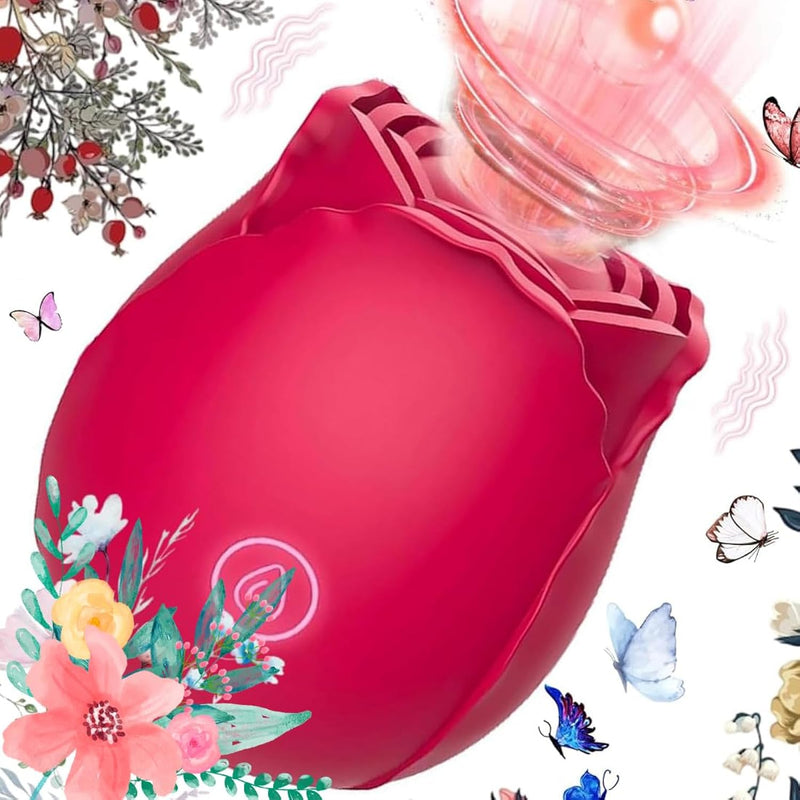 Rose Toy Clit Sucker Sex Toys Adult Toys For Women Rose Sex Toy Clit Sucker Sucking Vibrator With 10 Suction Modes Vibrater Dildo Anal Cfor Woman 10 Speeds We-02