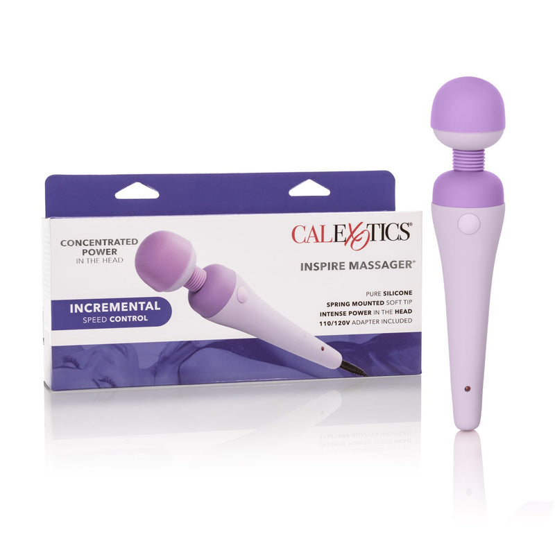 Inspire Massager – Silicone Body Wand Vibrator For Couples – Adult Sex Personal Massager - Purple,Se-4574-14-3