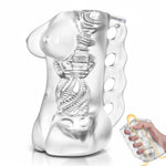 Male Masturbator Sex Toys For Men, Pocket Pussy Sex Doll Stroker Adult Sex Toy, Realistic Vagina Textured Blowjob Penis Training Tpe Masturbation Sleeve For Males