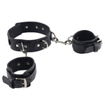 Bdsm Restraints Kits Sex Bondage Wrist Cuffs Handcuffs Pu Leather Cuffs Adjustable Harness Straps Fetish Slave Sm Game Role Play Adult Sex Toys