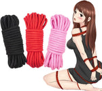 3-Piece Soft Cotton Bondage Rope Set for Couples – Durable Restraint Kit