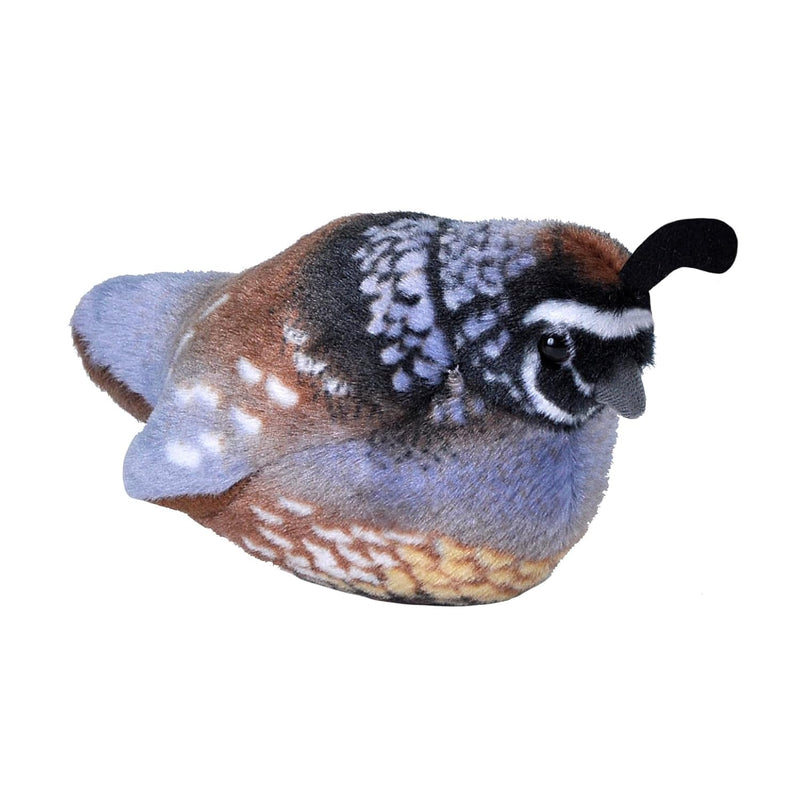 Wild Republic Audubon Birds California Quail Plush with
