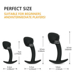 Adult Anal Butt Plugs Soft Silicone Training Kit With Safty Handle, Set Of 3 (Bent)