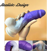 8-Inch Realistic Silicone Dildo - Thick G-Spot &amp; Anal Stimulator