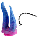 Realistic Double-Ended Dildo + 22.8 Inch Super Long Anal Beads