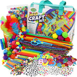 Mega Arts & Crafts Supplies Kit for Kids Ages 4-8, Preschool & Homeschool DIY Art Set
