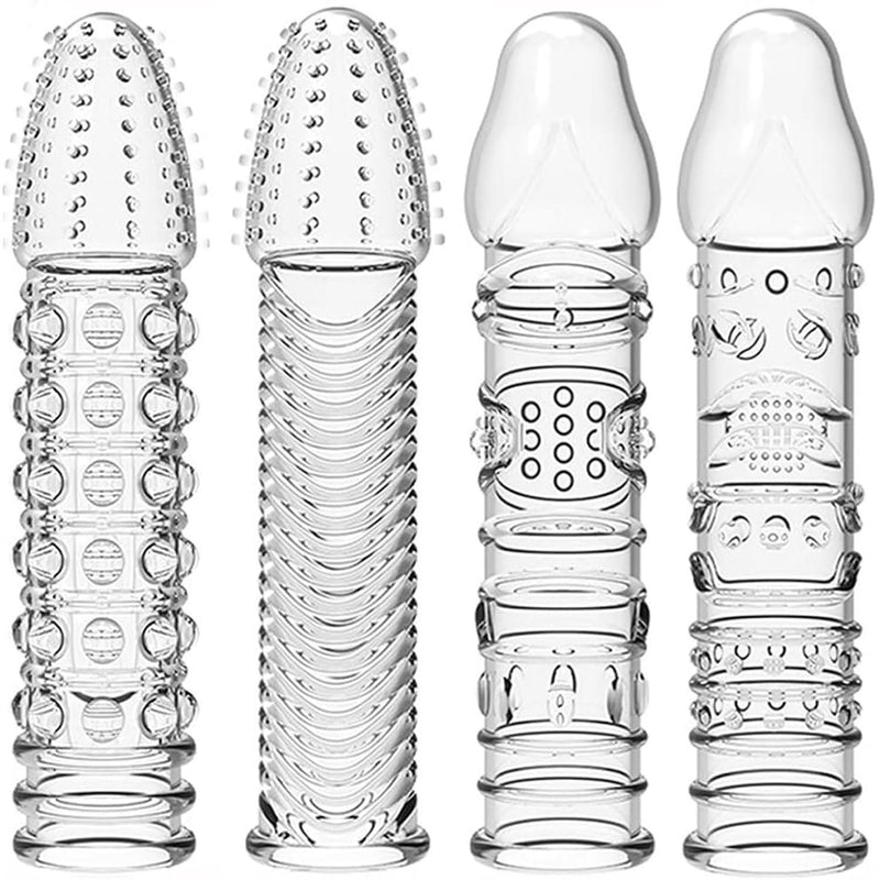 Ultra - Standard Fit Condoms - 4 Count [A New Experience with Your Partner] Transparent