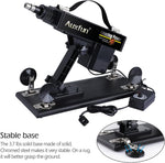 Thrusting Sex Machine with Realistic Dildo & 8 Accessories, 3XLR Connector