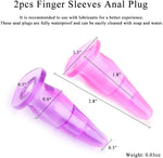Finger Sleeve Vibrator Accessory – G-Spot & Anal Plug for Men, Women & Couples