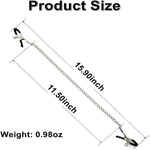 Adjustable Nipple Clamps with Chain for Sensual Stimulation & BDSM Play