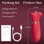Lip-Shaped Clitoral Vibrator – 10 Modes, Thrusting Tongue, Nipple & G-Spot Stimulator