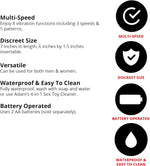 G-Gasm Delight 7" Curved Vibrator – Adjustable Vibes, G-Spot & Prostate Stimulator