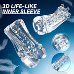 Automatic Male Stroker with 7 Suction & Vibration Modes, Hands-Free Toy