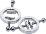 Adjustable Metal Nipple Clamps for Women & Men, Non-Piercing Body Jewelry