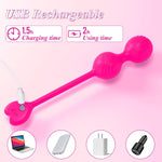 G-Spot Vibrator with 10 Vibration Modes & Remote, Waterproof Silicone, Rose