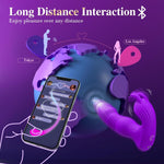 3-in-1 Wearable App-Controlled Vibrator – Remote Rose Toy with Suction & Thrusting