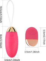 Remote Control Bullet Vibrator – Wearable, Waterproof & Rechargeable with 10 Modes