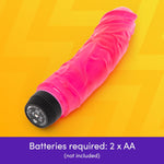 8" Realistic Vibrating Dildo – Multi-Speed Waterproof Sex Toy for Women & Couples