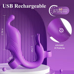 Finger Vibrator for Couples – 10-Mode Clitoral & G-Spot Stimulator, Waterproof & Quiet