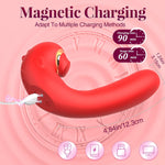 3-in-1 Thrusting Vibrator – APP-Controlled G-Spot & Clitoral Stimulator for Women