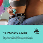 Wearable App-Controlled Couples Vibrator | Dual Stimulation | Rechargeable | Aqua