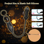 Thrusting Prostate Massager with Vibrating Cock Ring & Remote Control for Men & Couples