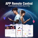 360° Rotating Prostate Massager – APP Control Vibrating Anal Plug with 9 Modes