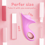 Mini Vibrator Wand for Women – 10 Modes, Powerful & Quiet Clitoral & Nipple Stimulator