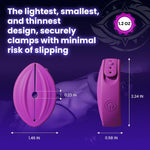 BDSM Vibrating Nipple Clamps – Remote Control, 10 Modes, Wearable Sex Toy for Couples