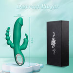 Thrusting G-Spot & Anal Vibrator – 10 Mode Silicone Waterproof Rechargeable Toy