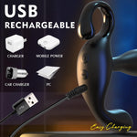 Remote Control Prostate Massager with 10 Wave & Vibration Modes, Waterproof Anal Toy