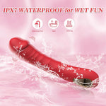 G-Spot Couple Vibrator with Heating & 10 Vibration Modes, Anal & Nipple Stimulator