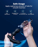 Prostate Massager with APP Control, Powerful Vibrations for Men, Beginner to Advanced