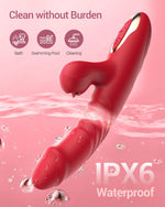 Spiral Thrusting Rabbit Vibrator – Clitoral & G-Spot Stimulator with 12 Modes