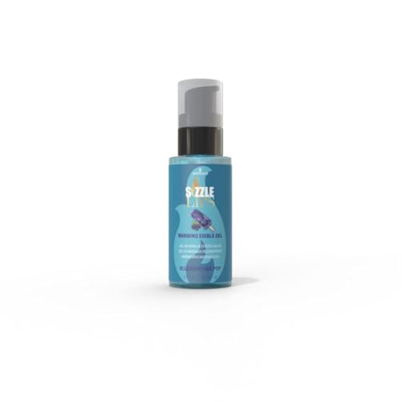 Sizzle Lips Edible Warming Gel (Blueberry Ice Pop, 2 fl.oz)