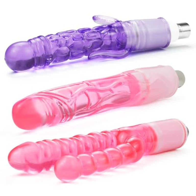 Sex Machine Attachments 3 Style Dildo Toy, 3XLR Connector Dildo Attachment, Adult Thrusting Machines Accessories