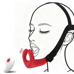 Headband Penis Ring Vibrator Sex Toys Adjustable Strap-On Rose Vibrating Silicone Cock Ring Oral Sex Toys with 10 Vibrations for Couples Mens Male Women Remote Control Adult Gay Games