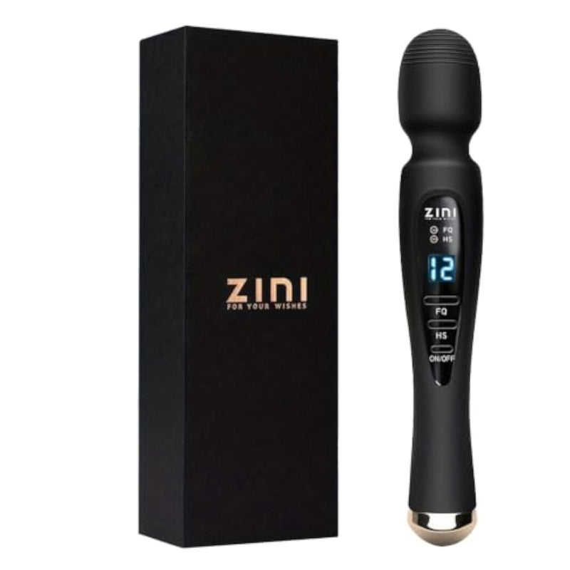 Vibrator Wand Massager for Women -Adult Sex Toys Features LCD Display & 12 Vibration Modes, Rechargeable, Waterproof & Ultra Quiet - Ideal Personal Massager Gift for Her and Couples Play