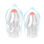 2Pack Penis Extender Sleeve Male Sex Toy for Couples, Transparent Penis Extension Cockring for Men Girth Enhancer, Silicone Penis Ring Enlarger with Tip Open Cock Sleeve Adult Sex Toys for Men Couples