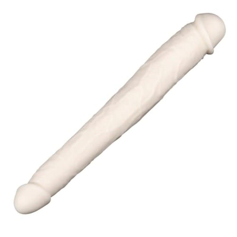 Ultra Soft Double-Ended Dildos Double Dong Cock Realistic Dildo G-Spot Stimulation Anal Plug Couple Sex Toys for Women Couple Lesbian Liquid Silicone (M)