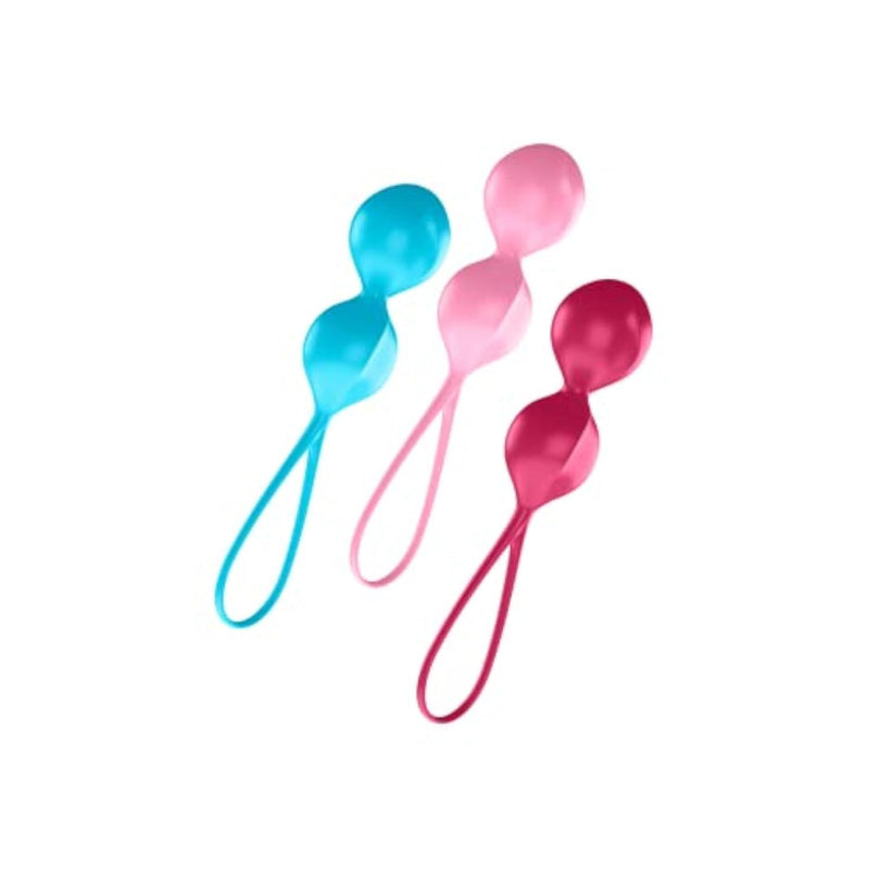 V Balls - Kegel Ball Exercise Weights, Ben Wa Balls, Pelvic Floor Training, Tightening, Ideal for Beginners, 3-Piece Set (2.79-5.30 oz.)