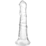 9.45 inch Realistic Huge Thick Horse Dildo No Balls?Soft Clear Dildo Animal Dildos with Strong Suction Cup for G Spot and Anal Play Large Anal Dildos Adult Sex Toy for Women Men Gay (M)