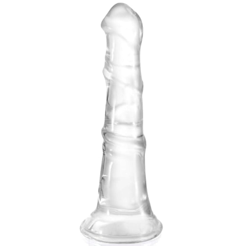 9.45 inch Realistic Huge Thick Horse Dildo No Balls?Soft Clear Dildo Animal Dildos with Strong Suction Cup for G Spot and Anal Play Large Anal Dildos Adult Sex Toy for Women Men Gay (M)