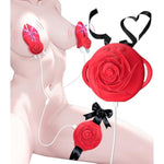 Sex Toys Nipple Clamps Toys - Valentines Day Gifts Vibrating Nipple Vibrator with 10 Modes, Electric Shock Nipple Toy for Women Rose Toy, Couples Adult Toys Female Nipple Vibrators BDSM Toys