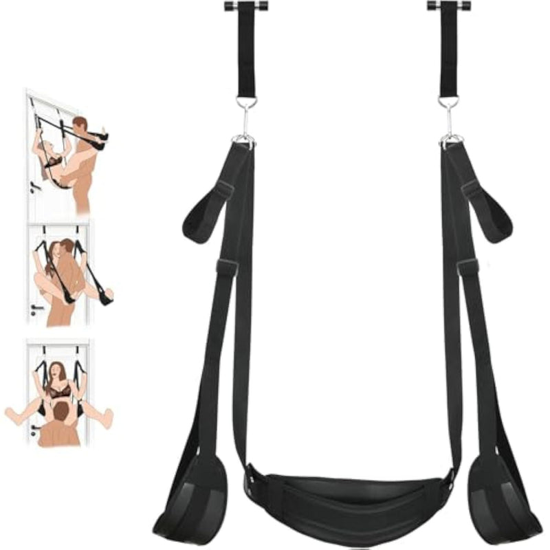 Carmen Swing Leather SM New Upgraded Version Plush Seat Cushion Unisex for Adults Door-Mountable Adult Novelty Item Sex Toys Sexual Games Couples' Intimacy Valentine's Day Outfit
