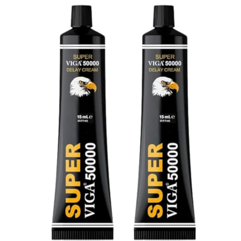 Super 50000 Delay Cream for Men, External Use Only 0.50 Fl Oz (2 Pcs)