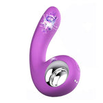Vibrator Sex Toys Thrusting Dildo, Clitoral Nipple Vibrators Sex Stimulator with 10 Powerful Vibrating Modes for Vagina Anal Stimulation, Adult Sex Toys for Women Couples (Purple)