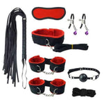 Bondaged Kits Adult Bed Restraint Sex Bonding Straps for Couples Adjustable Wrist Ankle Cuffs Sex Hand Ties for Bedroom Restraints Spreader Bar and Cuff Set Adult Play for Bedroom Purple Toys Sweater