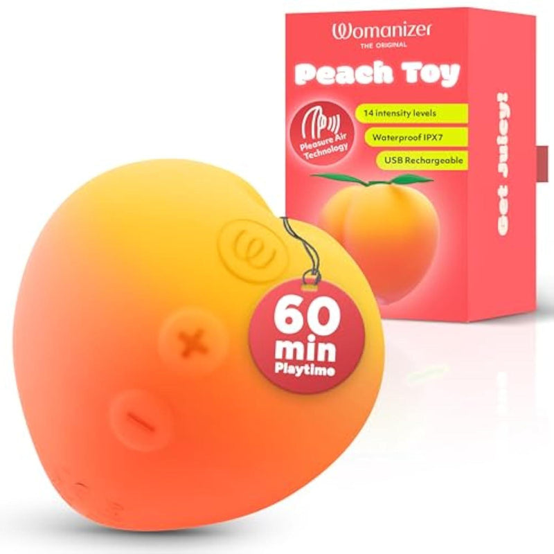 Peach Sex Toy Clitoral Stimulator, Silicone Suction Toys for Her