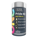 Pride Pack | Assorted Condoms Variety Bundle with Ultra-Soft Vegan Latex, Triple Tested for Safety, Includes Move Lube Packets & Pride Sticker Sheet